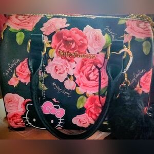 Juicy Couture Floral Black Handbag